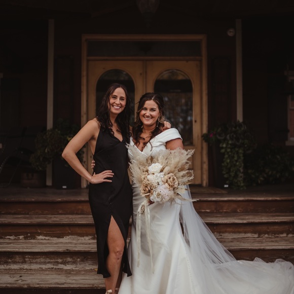 HARPER MIDI DRESS IN BLACK / MEDIUM/ RESA - Picture 7 of 8